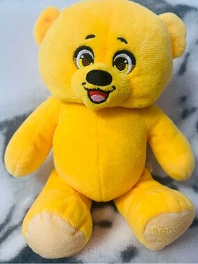 2024 Crayola Bright Yellow 10” Bear Plush Toy by Hallmark/EUC